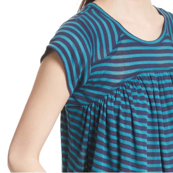 ✨Free People 🦋 JoJo Striped Casual Pullover Top - Picture 4 of 5